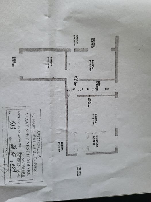 De vânzare ap 3 camere