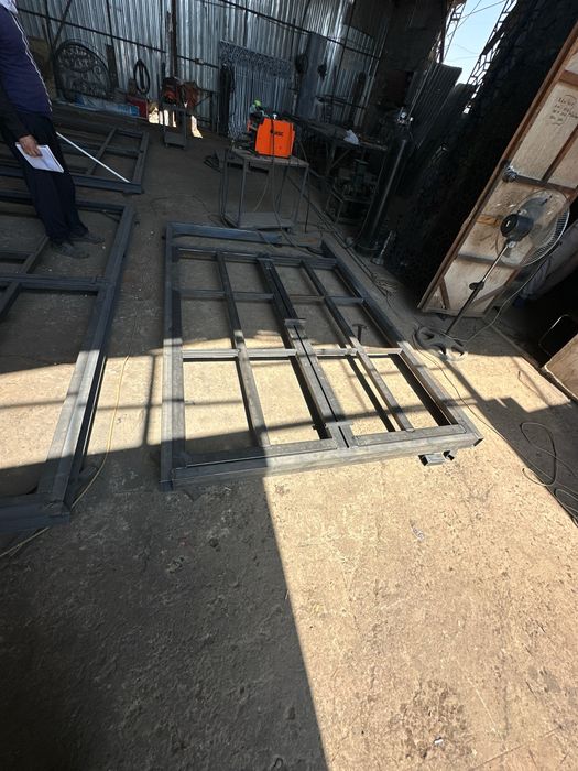 Darvoza reshotka naves perila ograjdeniya barcha turdagi temir mahsulo