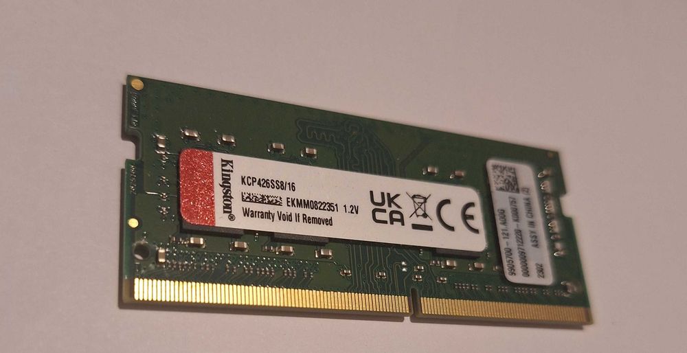 Memorie Laptop Kingston 16GB DDR4, 2666MHz, CL19, In Stare Perfecta !