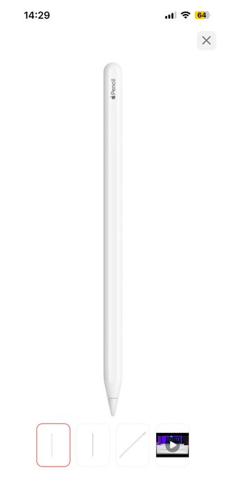 Стилус Apple Pencil 2nd Generation