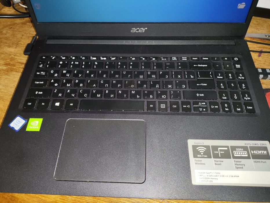 Продаю ноутбук: Acer Aspire 3 / Intel i3 / SSD / Игровая видеокарта MX