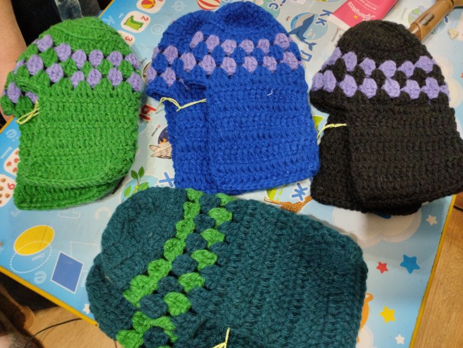 Следочки ручной вязки