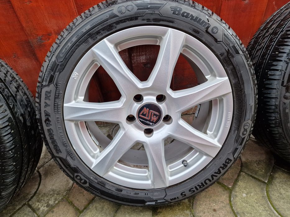 jante aluminiu 5x112 R17 cu anvelope noi
