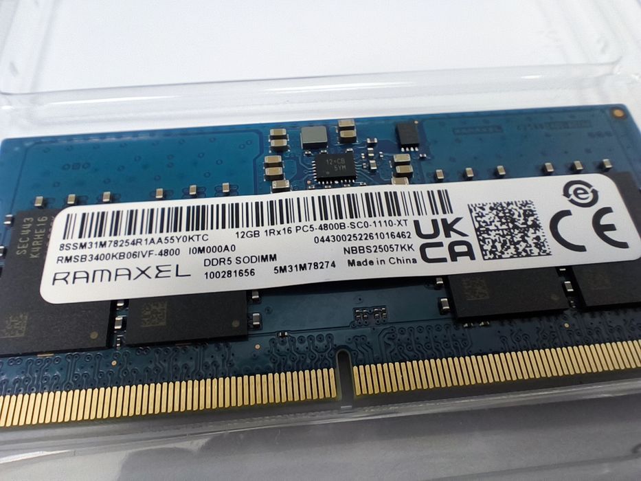 Memorie RAM Laptop Ramaxel 12Gb  DDR5 4800 MHz