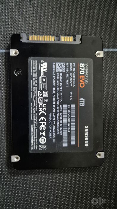 SSD Samsung 870EVO 4 TB SATA 2.5
