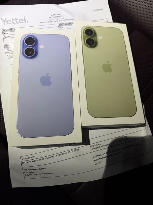 НОВИ! iPhone 17 256GB Sage/Blue - 36м. Гаранция