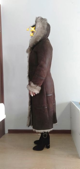 Зимняя дублёнка натуральная