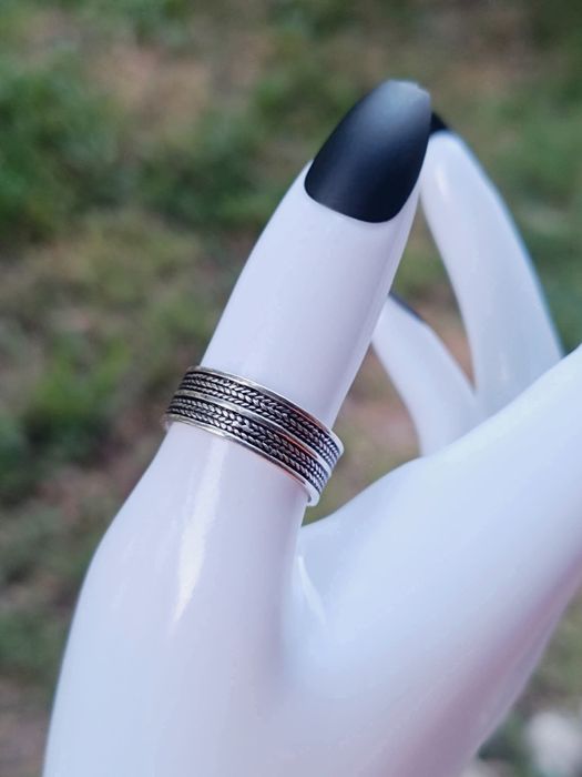 Inel din argint de 925, model etnic