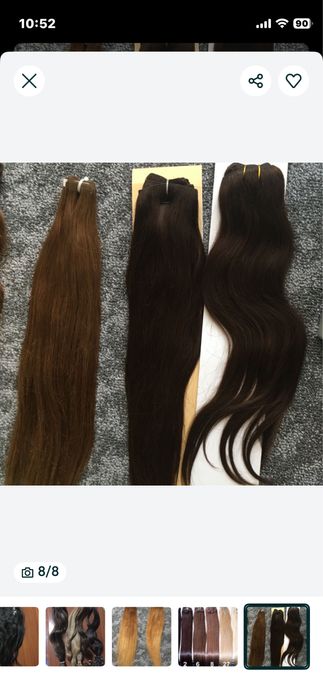 Extensii cheratina par natural 100% calitate remy