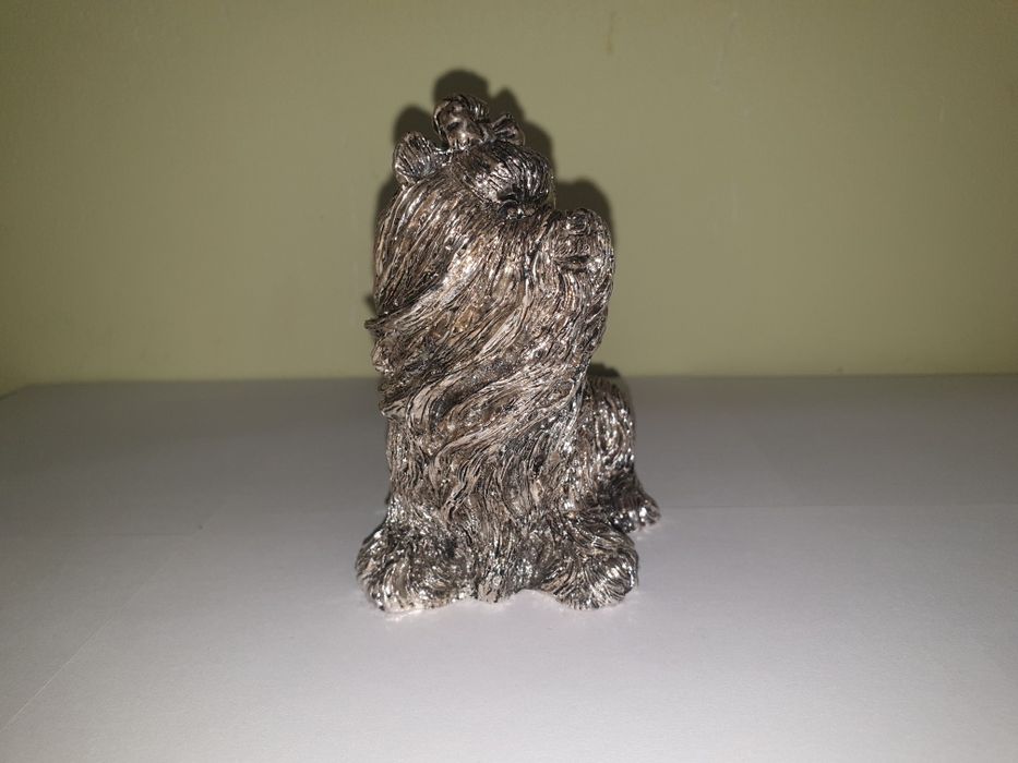 Statueta bibelou catel funda argint laminat Italia