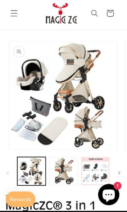 Чисто нова бебешка количка 3в1 MagicZC