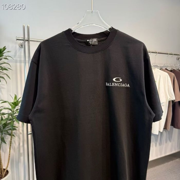 Tricou Balenciaga Black  T-Shirt Negru [Verificare Colet] Caliate Premium