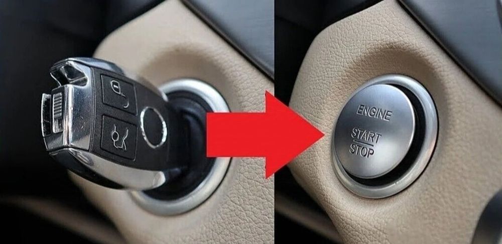 Старт Стоп / Start stop бутон Mercedes / Мерцедес