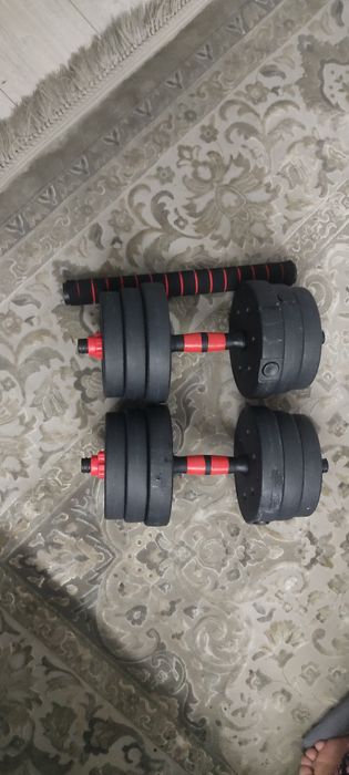 Продам гантели трансформер штанга 20 кг