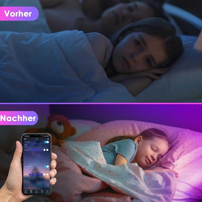 HOVVIDA LED лента 5 м, 30 светодиода/метър, 1 x 5 м, RGB LED лента