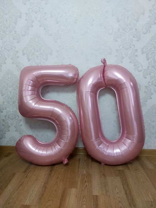 Шары надувные цифры 50.