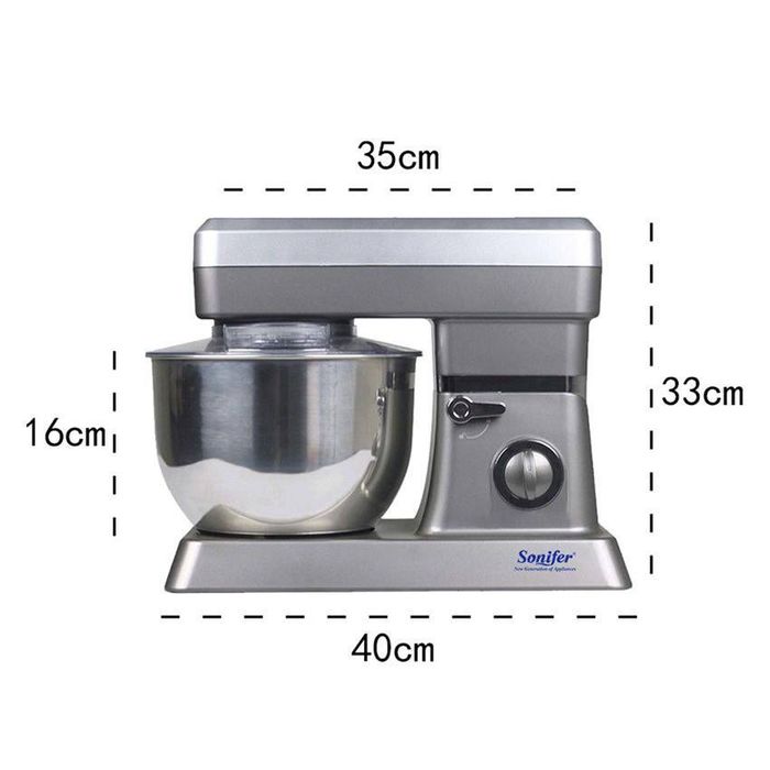 Новый Sonifer 8066 Промышленный Планетарный миксер с чашкой Stand mixe