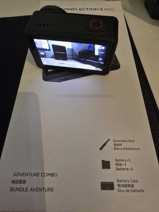 Camera actiune DJI Action 5 PRO, Adventure Combo, impecabila, la cutie