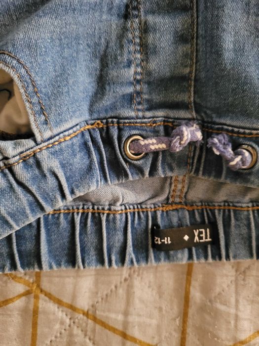 Pantaloni ( jans ) TEX, 11-12 ani, culoarea albastru