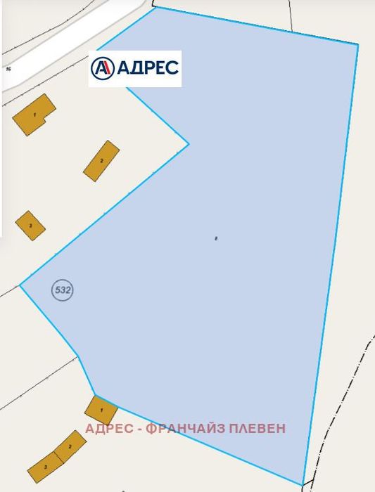 Парцел в Ловеч, област-с.Голяма Желязна площ 10280 цена 55000