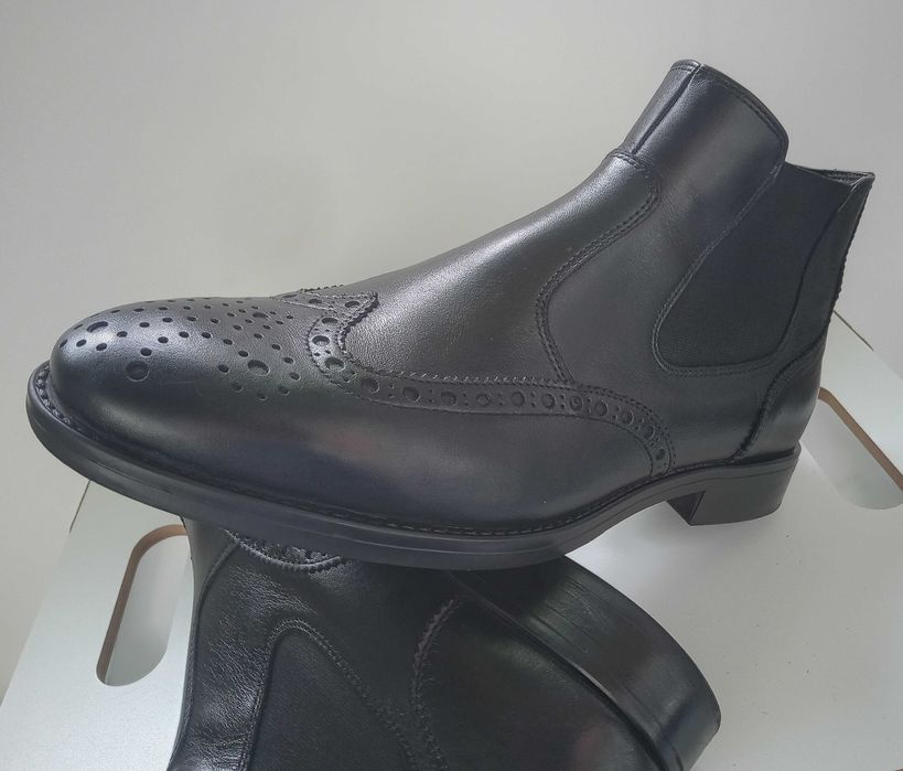 Ghete chelsea wingtip Dune London 41 piele naturala moale