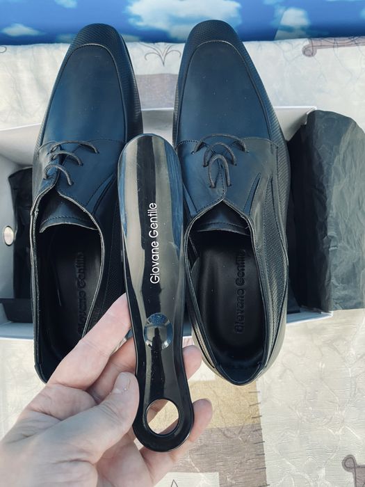 Мужские кожаные туфли. Giovane Gentlle. Италия. Новые. Размер 43-44.