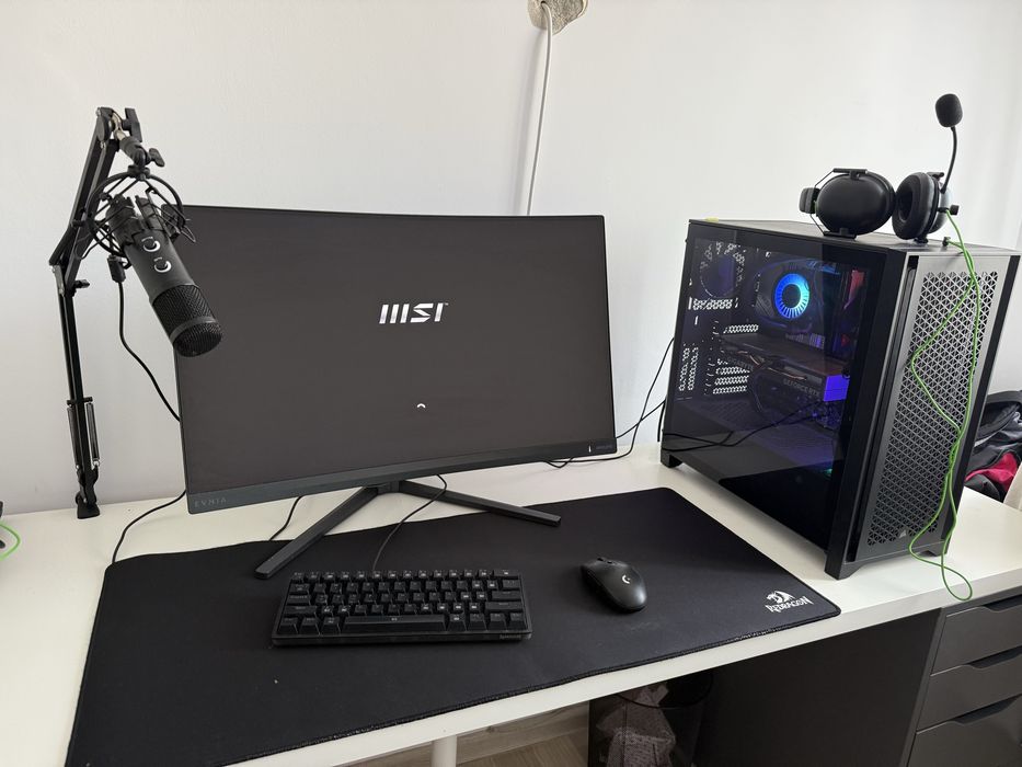 Pc Gaming complet cu monitor si periferice Rtx 4060 ; ram 64