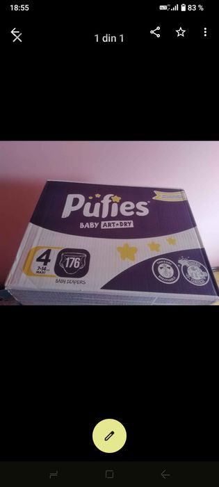 Scutece Pufies Nr 4