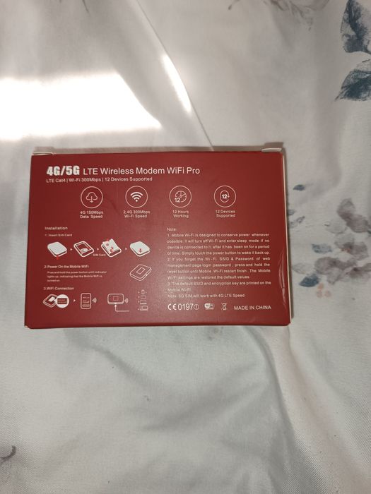 Router wifi 6  cu sim card internet 4G / 5G  internet portabil