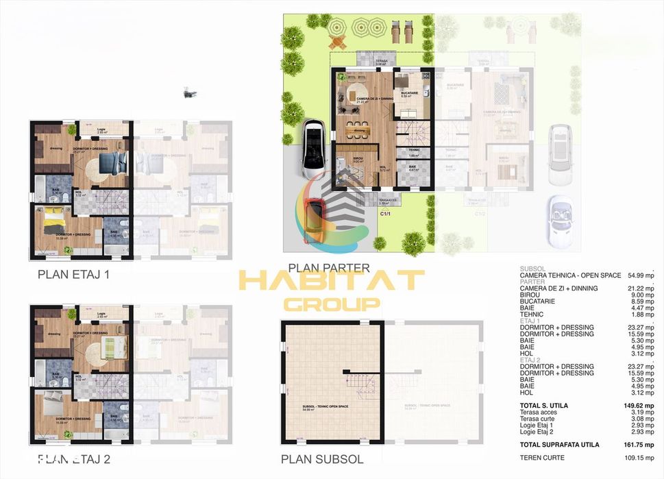 Vila 6 camere-110mp curte libera