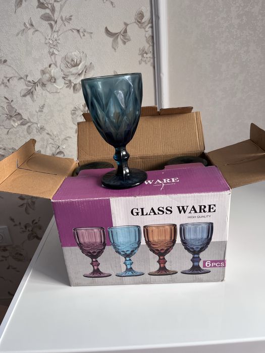 Граненные стаканы 6 шт