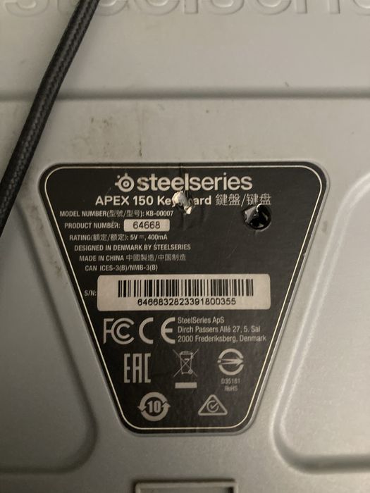 Steelseries apex 150