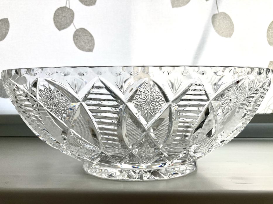 Конфетница лодочка хрусталь