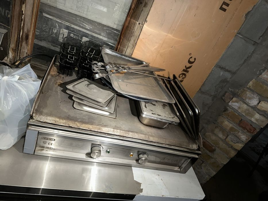 Фритирница и Бургерная плита