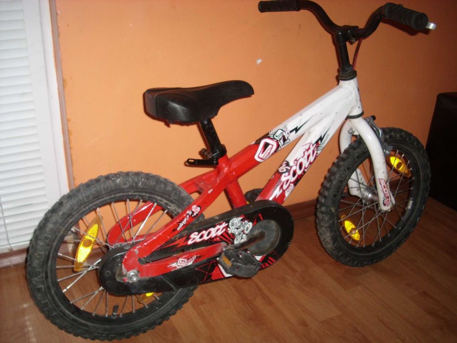 SCOTT 16 ″ USA Детски велосипед,колело със спомагателни колела.Промо!