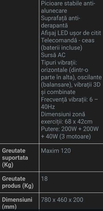 Aparat vibromasaj