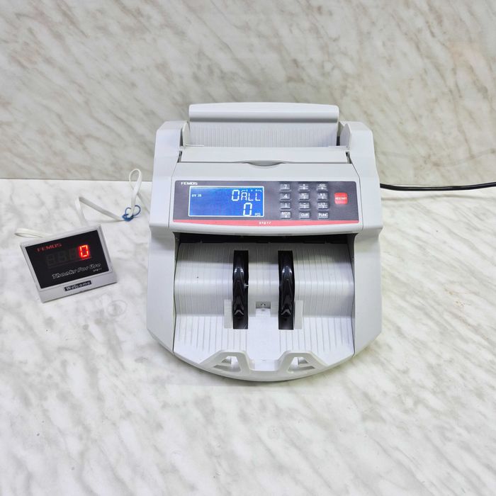 Masina de numarat bancnote/bani si detectie falsuri, display LCD, ZEUS Amanet Militari