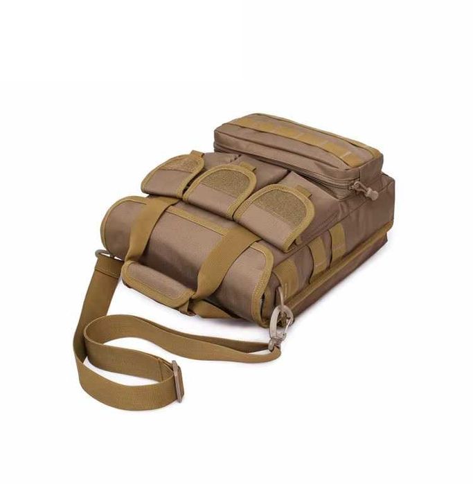 Тактическа раница подходяща за къмпинг и риболов с множество джобове