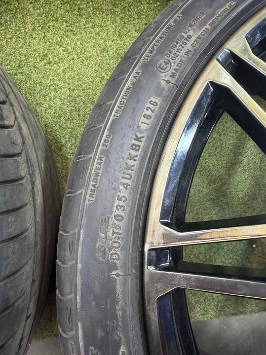 Set jante + cauciucuri BMW X5M F95 X6M F96 R21 fata R22 spate DOT 2025