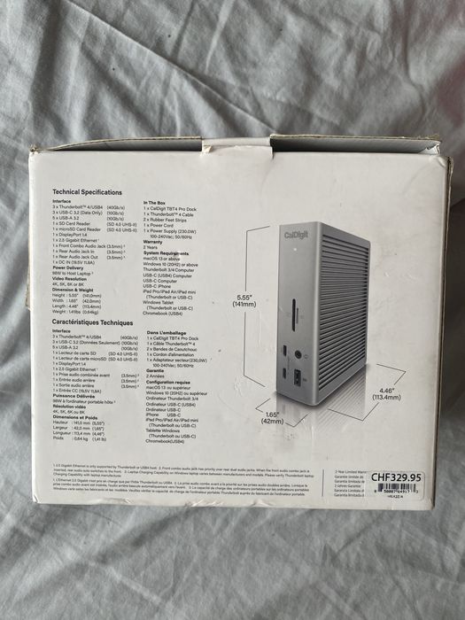 Caldigit thunderbolt 4 pro dock
