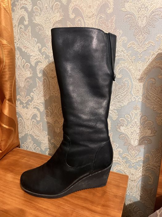 Женские сапоги чистая кожа
