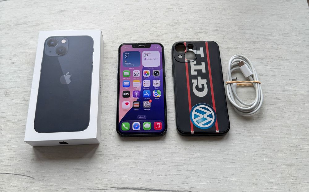100% Батерия iPhone 13 mini 128 Gb Midnight