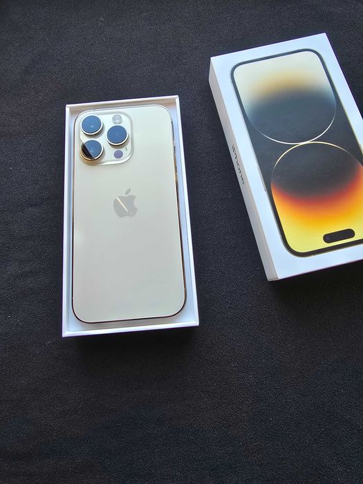 iPhone 14 pro - 128 gb - Gold - Изключително запазен