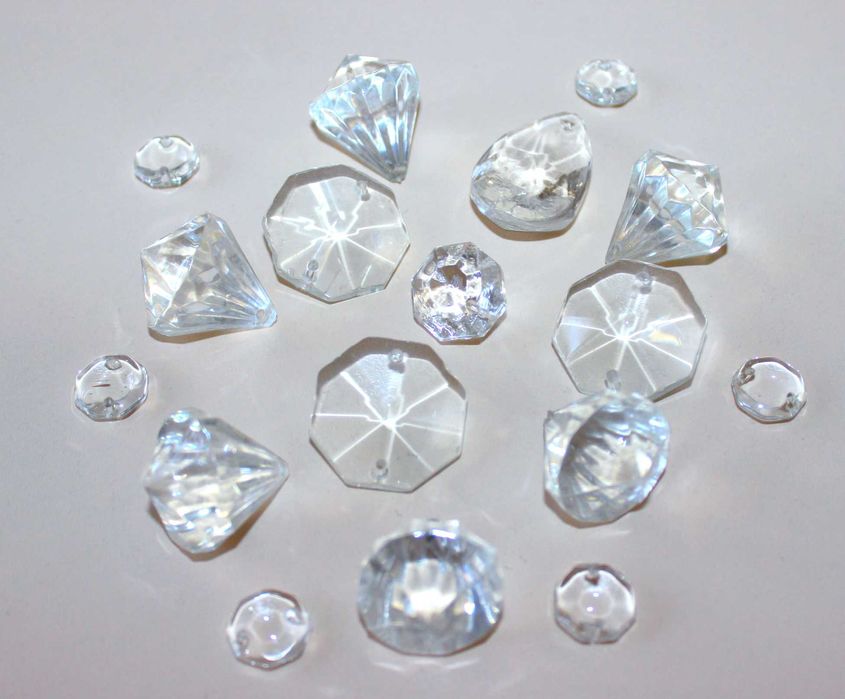 Подвески хрустальные разные