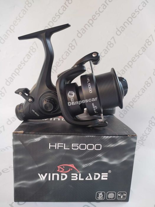 Mulineta WIND BLADE HFL5000 tambur long cast si BAITRUNNER 8rulmenti