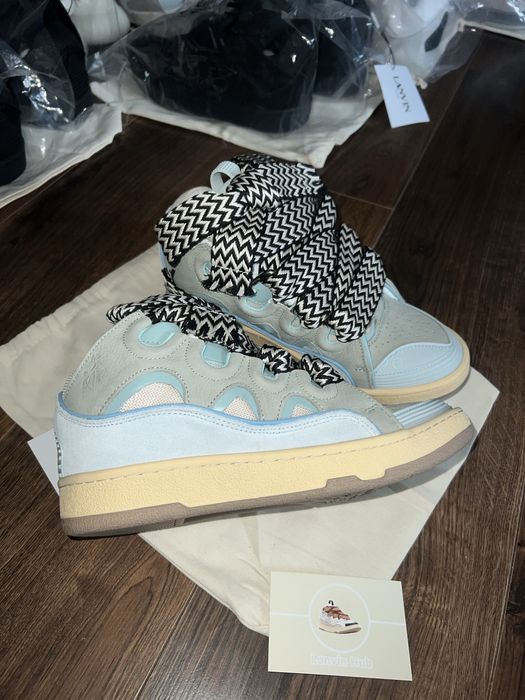 Lanvin Curb Sneaker Ice Blue