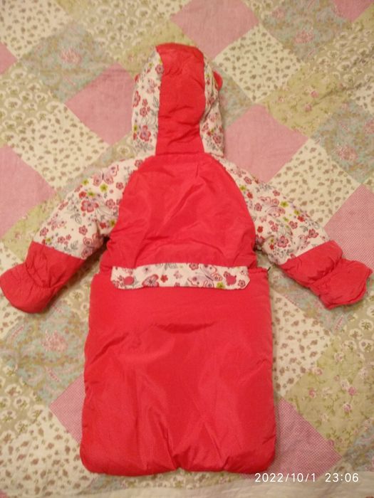 Зимний комбинезон-трансформер 74см