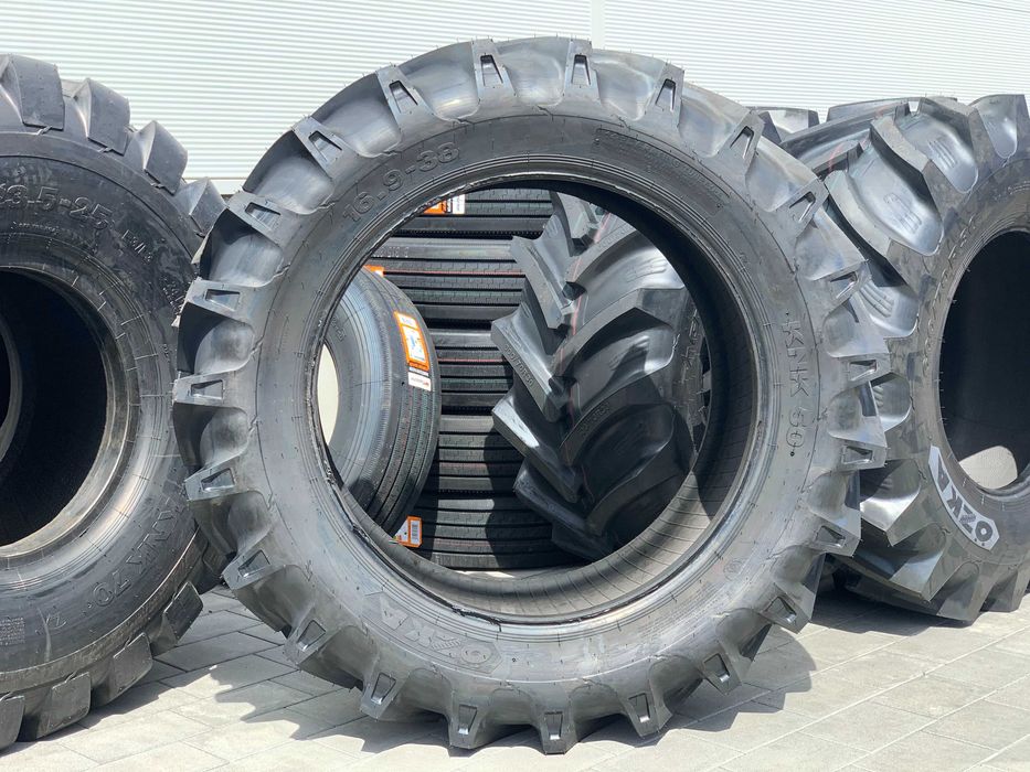 Anvelope diagonale 16.9-38, OZKA 14 pliuri, cauciucuri tractor spate