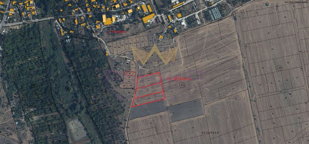 Продава се Парцел в с. Тополи, Област Варна - 11877 кв.м за 17 €/кв.м - Снимка #5