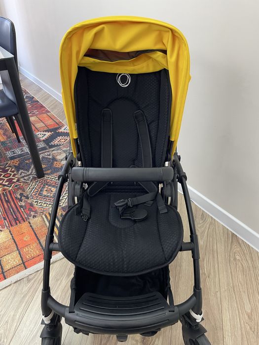 Коляска Прогулочная Bugaboo Bee 6 Black-Lemon